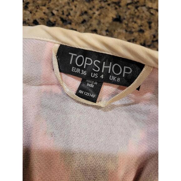 Topshop Embroidered Jacket Women's Size 6 Beautiful Condition - Picture 6 of 6